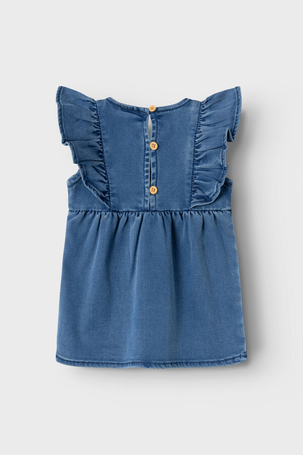 Name it Baby girls' denim dress blue