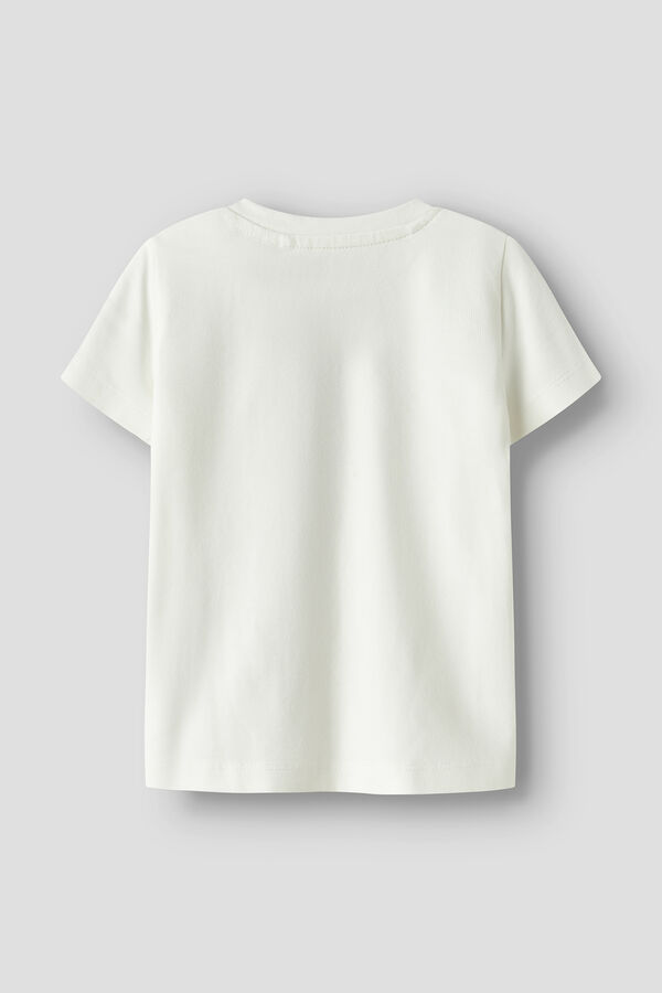 Name it T-shirt de algod&atilde;o org&acirc;nico branco