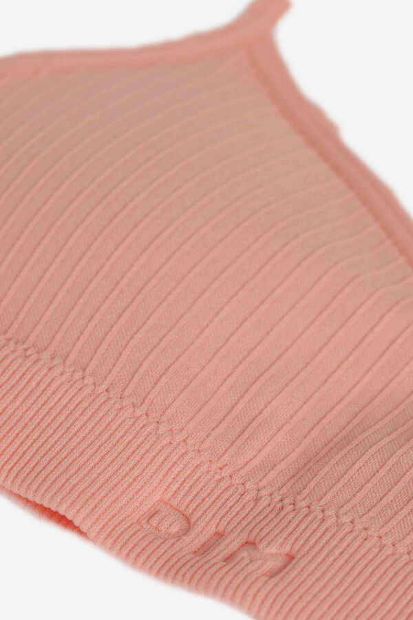 Dim Haut court pour fille sans armatures avec mousse amovible rose