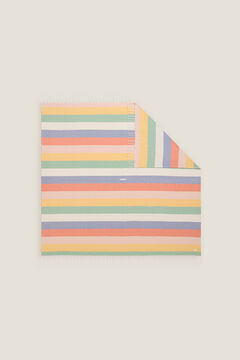 Womensecret Striped cotton sarong/towel imprimé