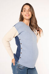 Womensecret Colour-block nursing jumper bleu