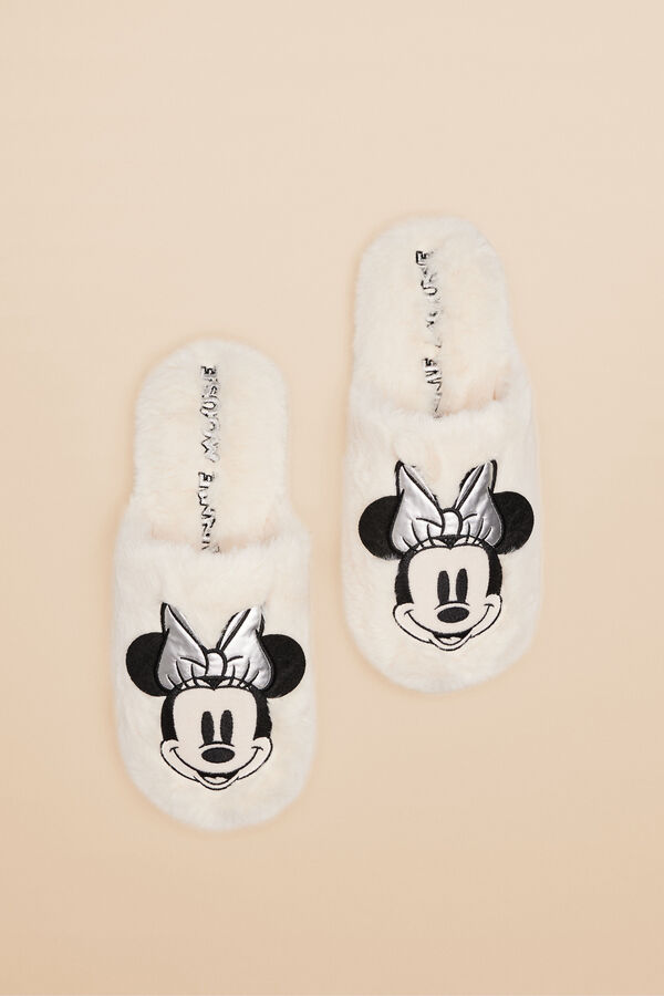Womensecret Minnie Mouse slippers beige