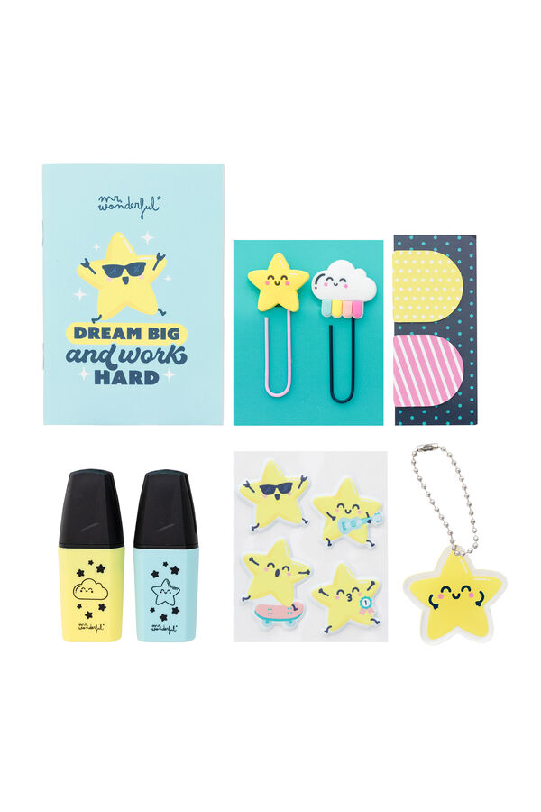 Mr. Wonderful Kit para decorar sua agenda - Deixe-a bonita estampado