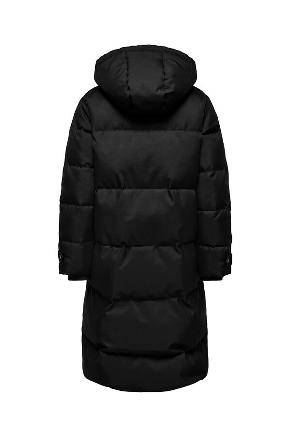 Only Maternity Abrigo acolchado largo maternity negro