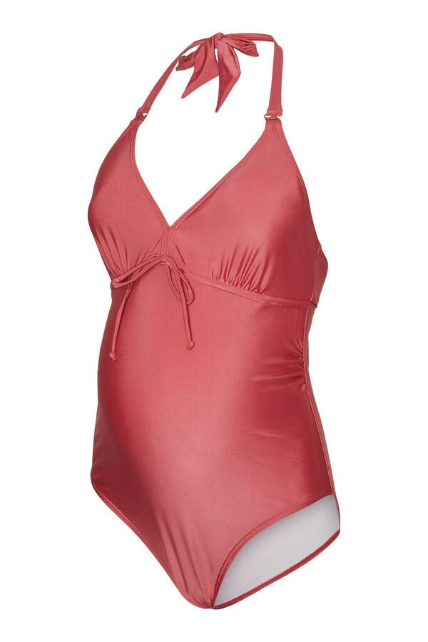 Mamalicious maternity and breastfeeding swimsuit pink