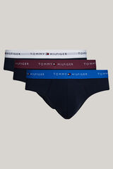 Tommy Jeans Pack de 3 slips cinturilla colores azul