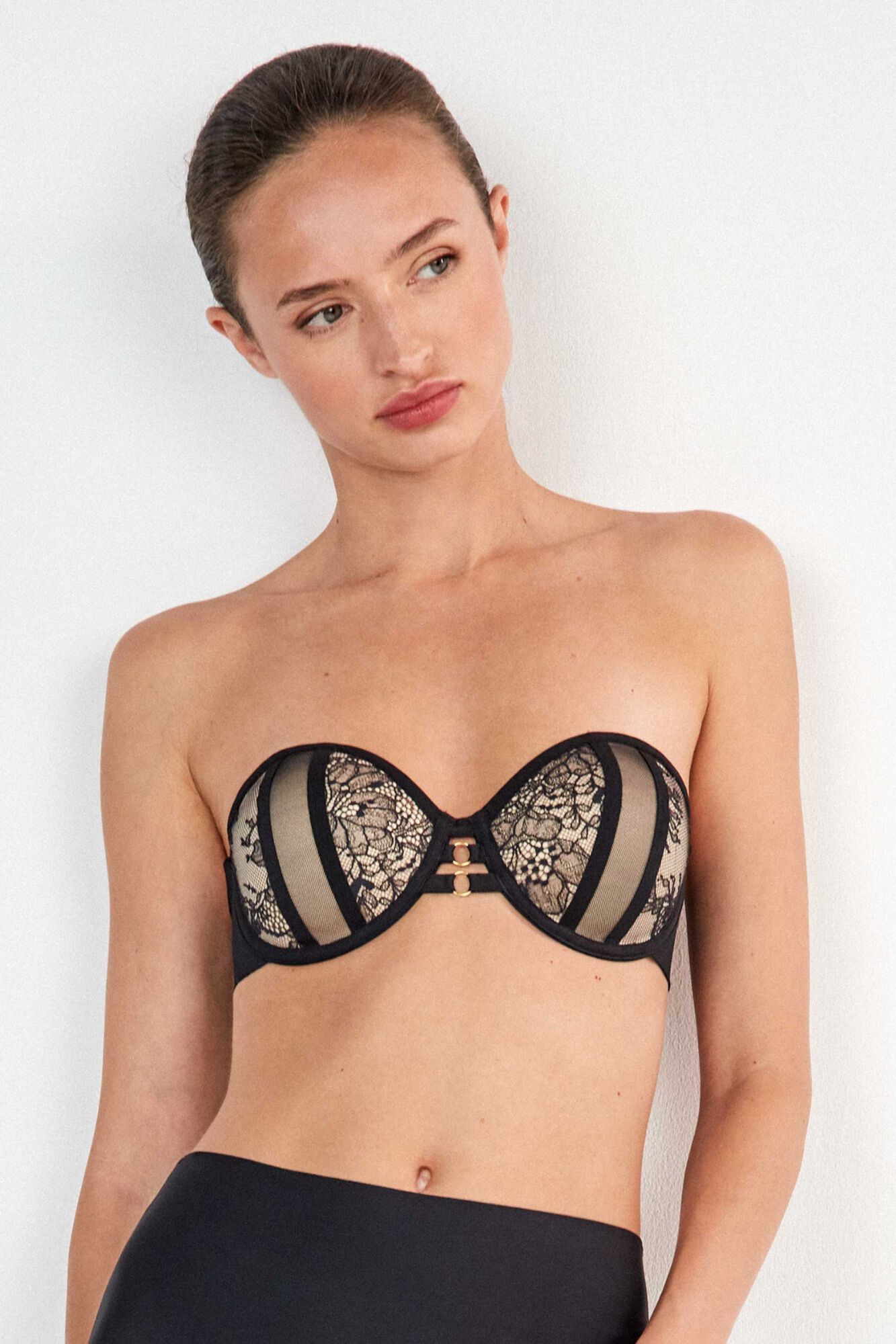 Gisela Spitzen-Bandeau-BH
