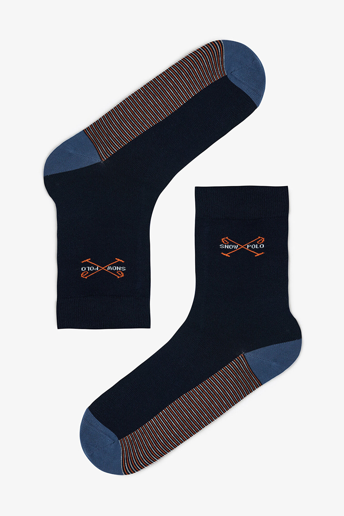 Penti Pack de 3 calcetines con rayas y escudo para hombre