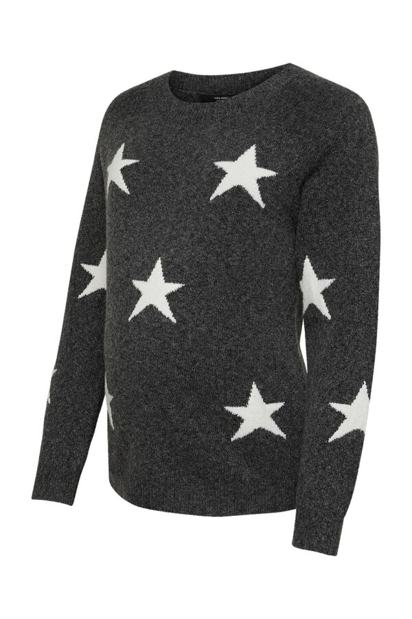 Mamalicious Maternity knit jumper grey