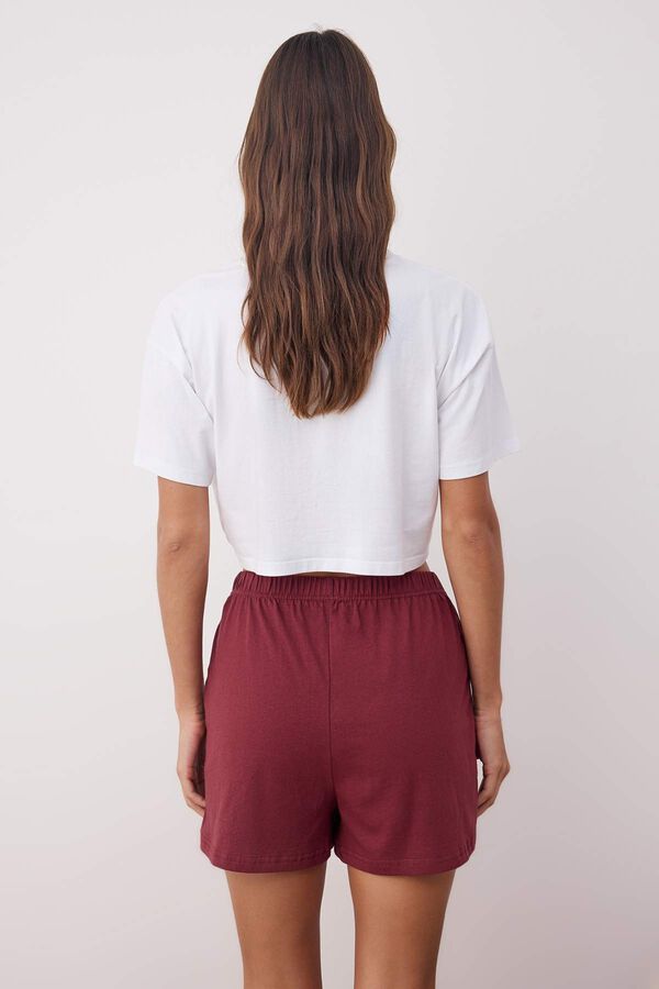 Trendyol Pack de 3 pantalones cortos de pijama estampado