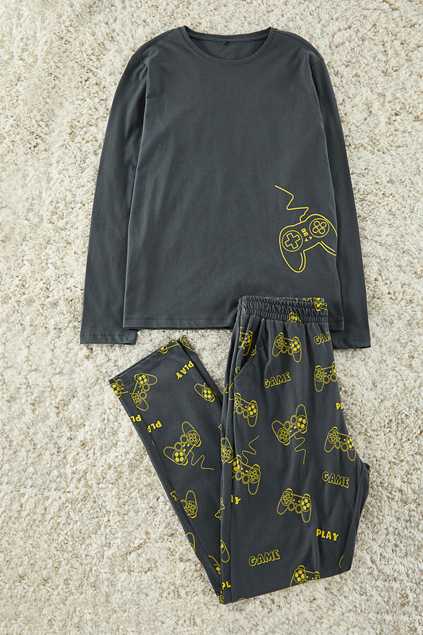 Trendyol Comfortable Knitted Pyjama Set grey