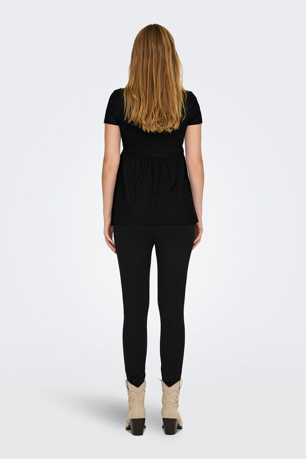 Only Maternity Short-sleeved maternity short-sleeved T-shirt  black