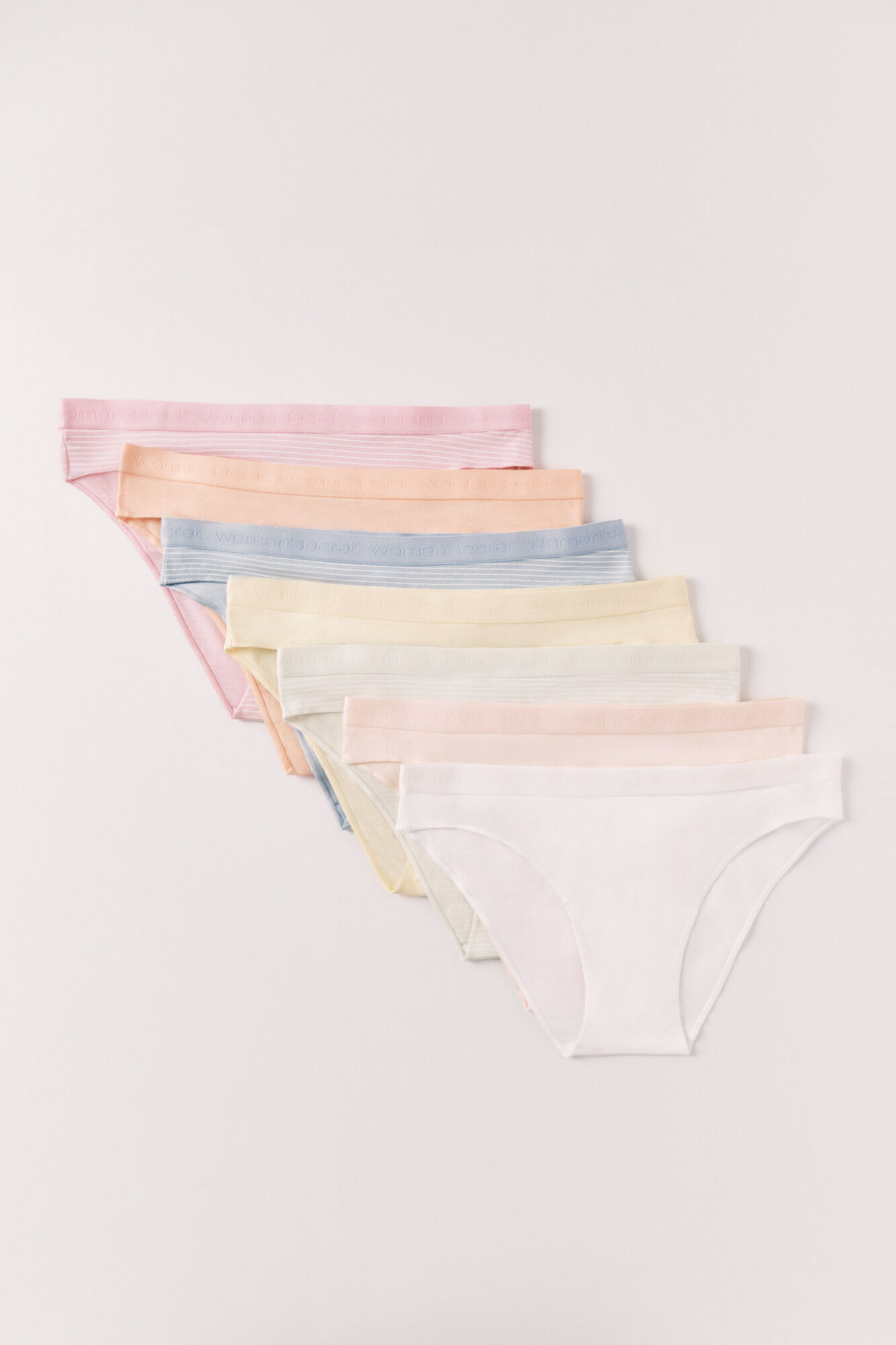 Women'secret Cotton 7-pack classic soft logo panties