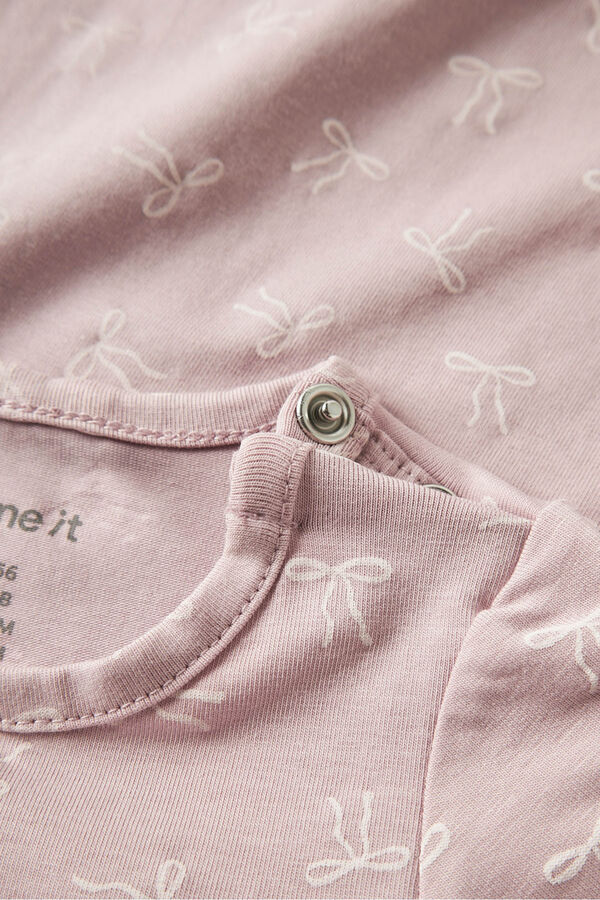 Name it Pijama de bebé com laços rosa