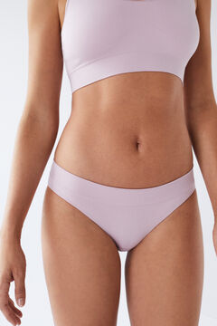 Womensecret lilac seam-free Brazilian panty pink