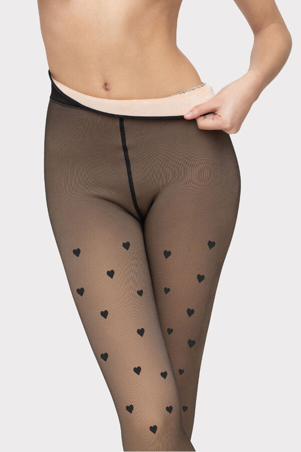 Ivette Bridal Double Layer Opac Panty 85Dn Velvet Fantasy black