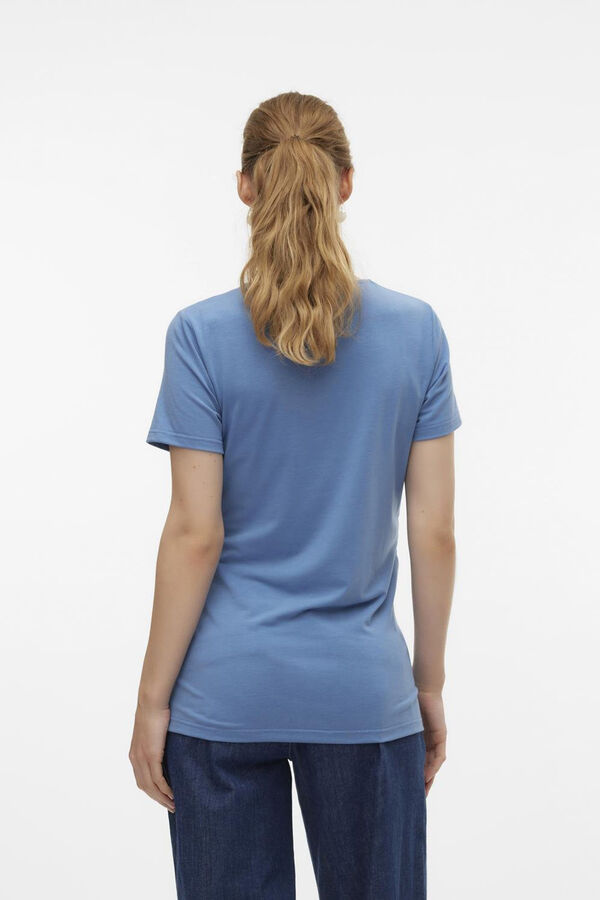 Womensecret Short-sleeved maternity and nursing T-shirt kék