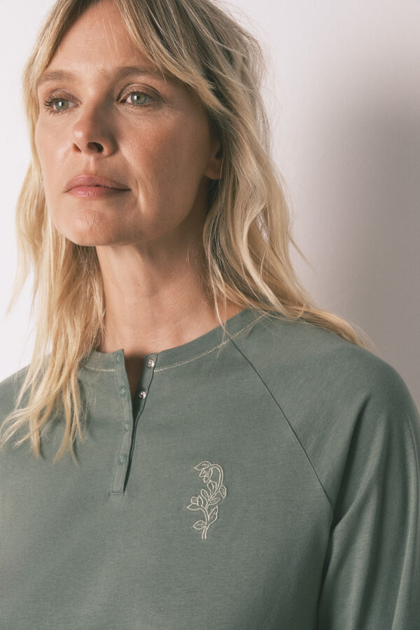 Women'secret Long pyjamas with floral trouser printed