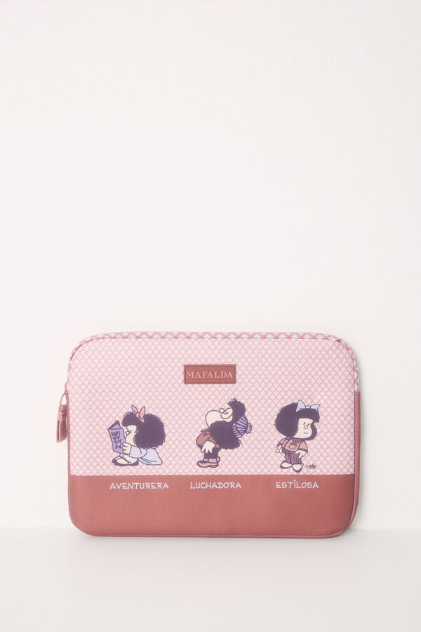 Womensecret Funda ordenador Mafalda rosa naranja