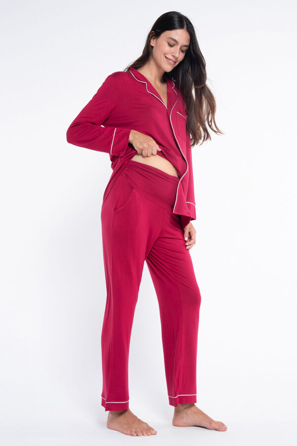Ohma! Long sleeve Classic Pyjamas red
