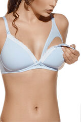 Selene Sujetador lactancia sin aro Jasmina azul