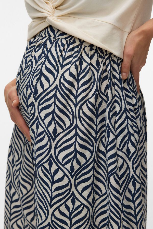 Mamalicious Midi skirt Maternity grey
