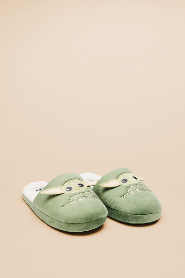 Womensecret Grogu 3D slippers  beige