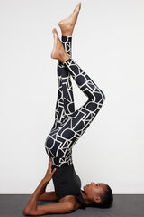 Only Play Leggins largo estampado skinny black