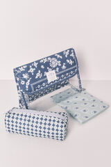 Women'secret Lot de 2 trousses de toilette patchwork rose