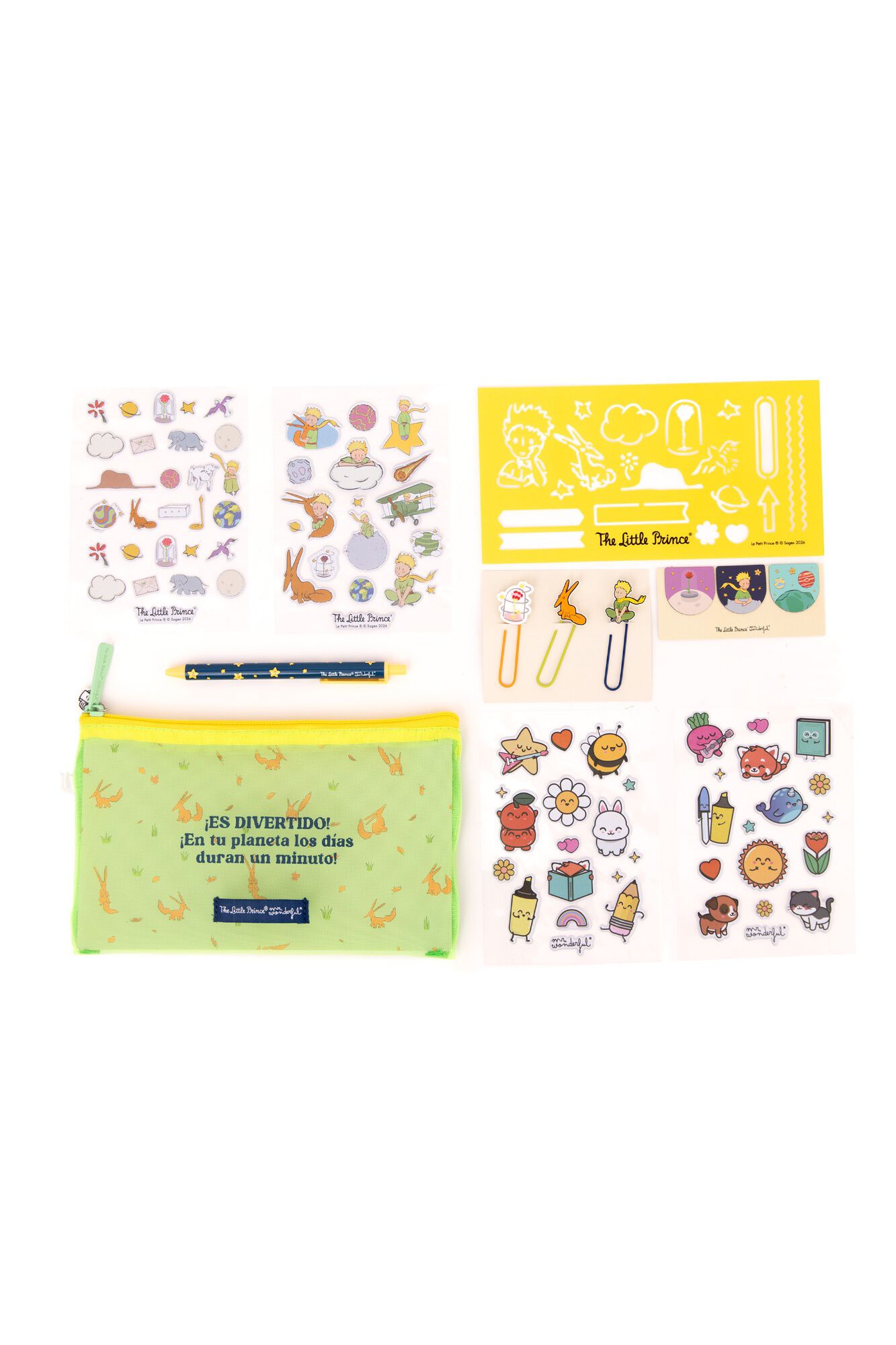 Mr. Wonderful Kit de escritura El Principito - &iexcl;En tu planeta los d&iacute;as duran un minuto!