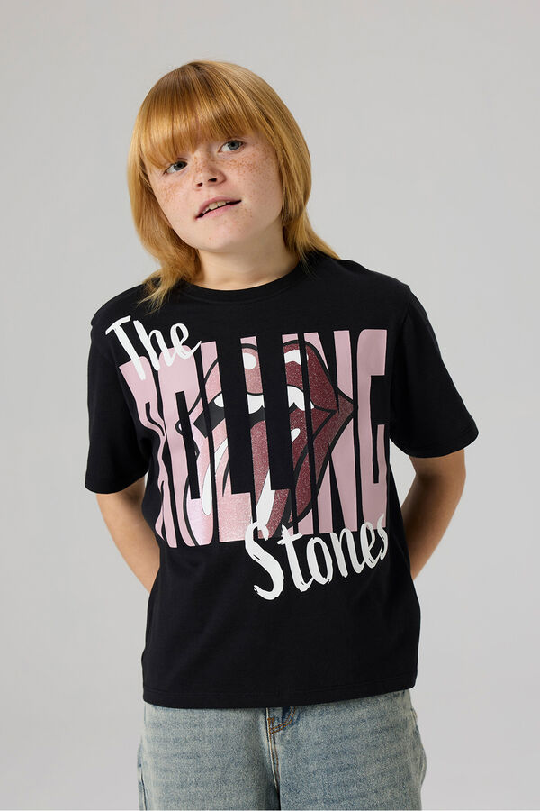 Name it Camiseta Rolling Stone negro