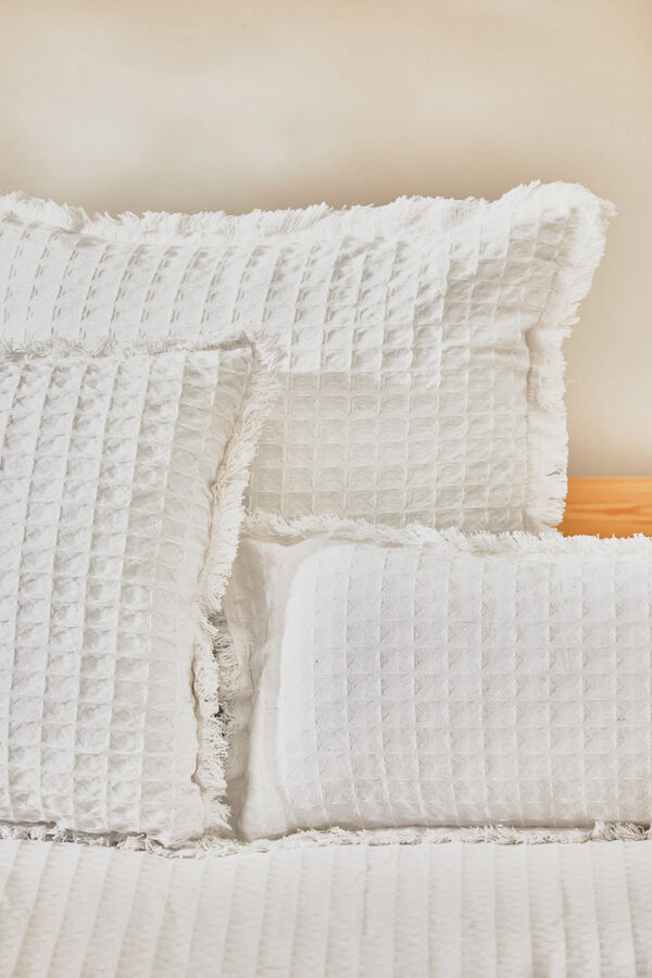 Calma House Baumwollvorhang mit mehrfarbig plumeti punkten Wei&szlig;