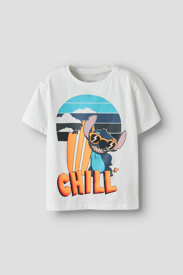 Name it Short sleeve T-shirt STITCH white