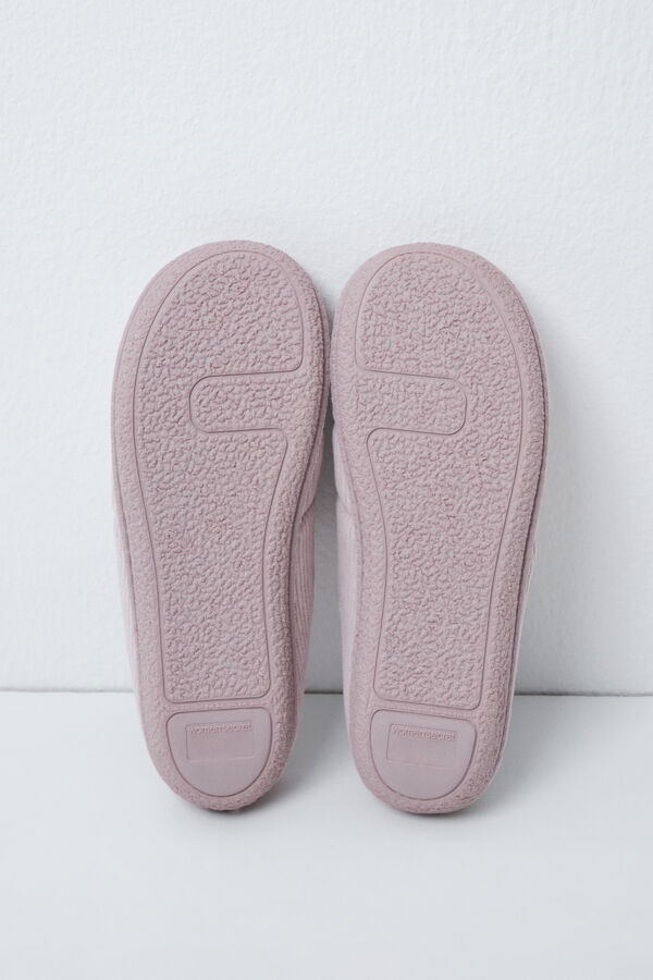 Women'secret Pink padded sole slippers pink