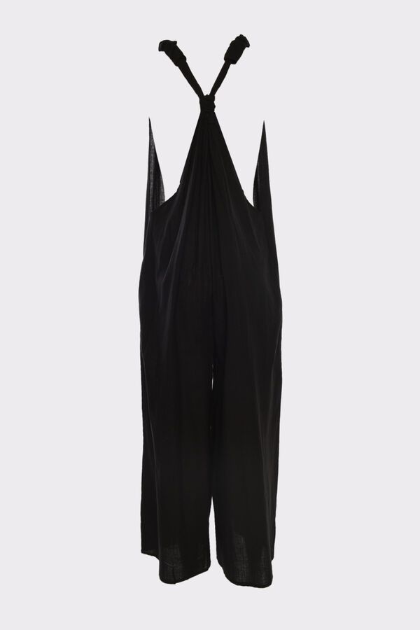 Trendyol Mono largo espalda descubierta negro