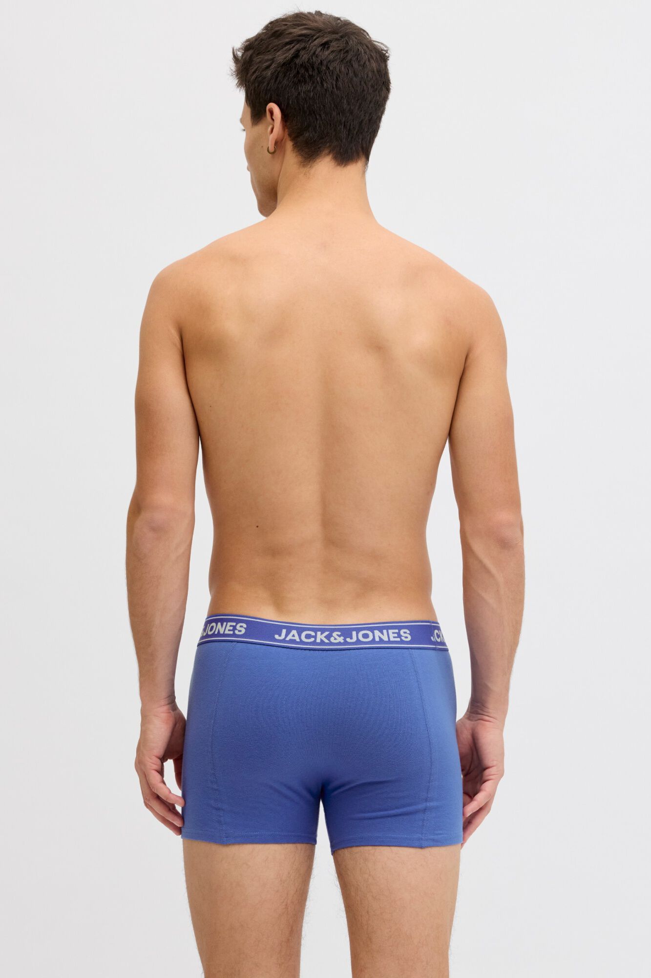 Jack & Jones Boxer em algod&atilde;o pack de 3