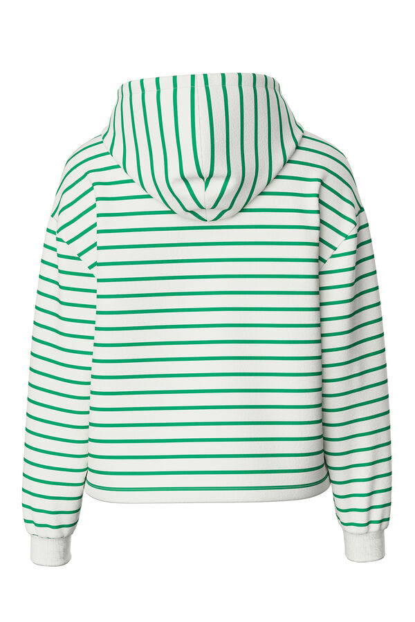 Pieces Sweatshirt com capuz branco