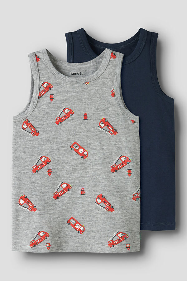 Name it Pack de Camiseta interior cami&oacute;n gris