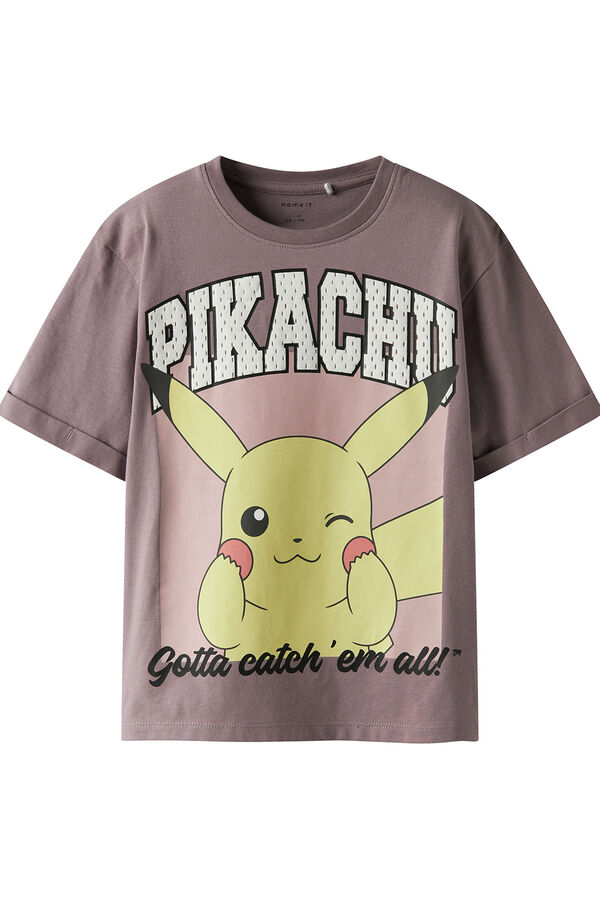 Name it Pokemon girl's T-shirt pink