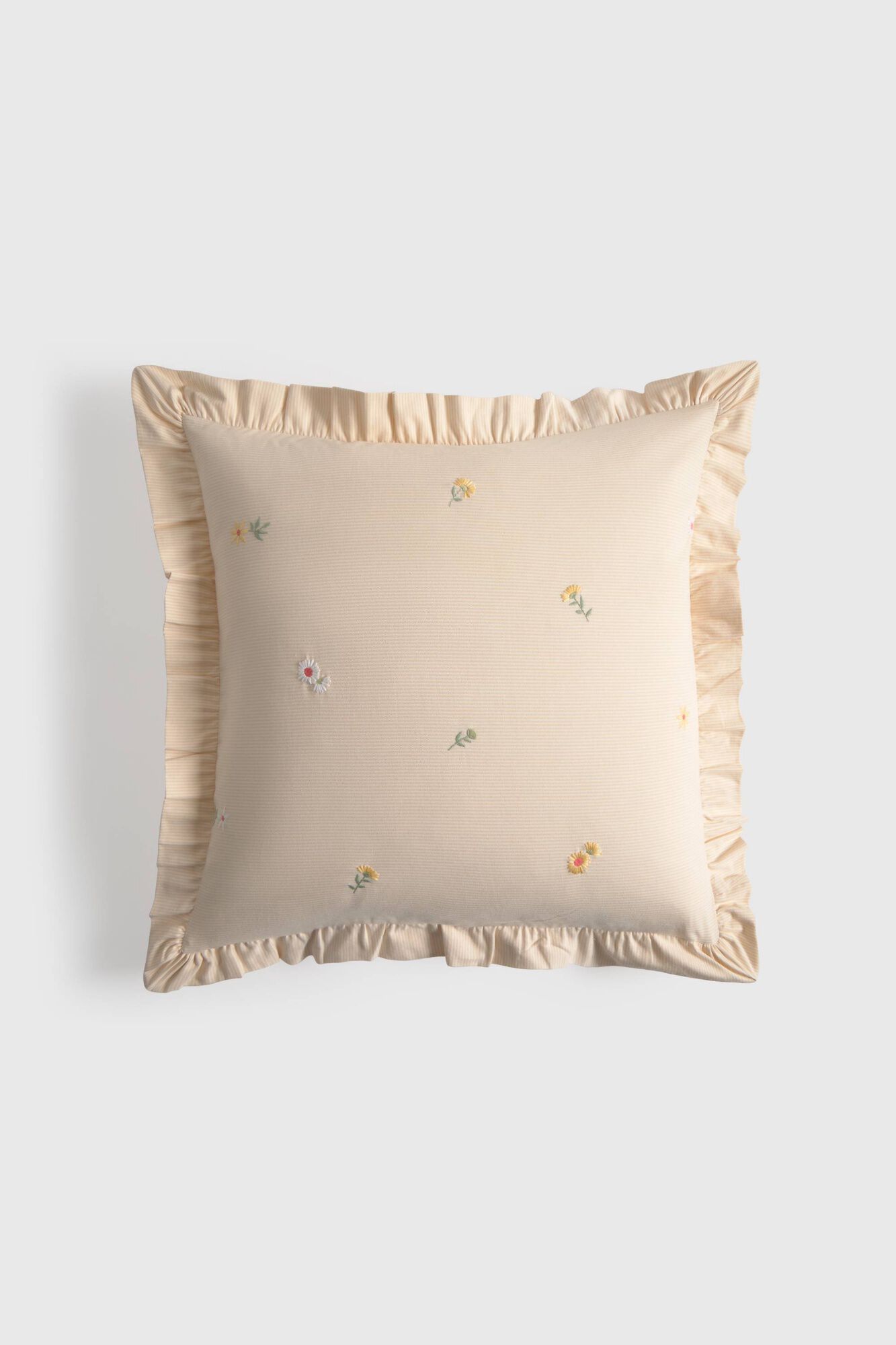 Textura Capa de almofada com bordados