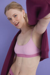 Womensecret Pink cotton bra top pink