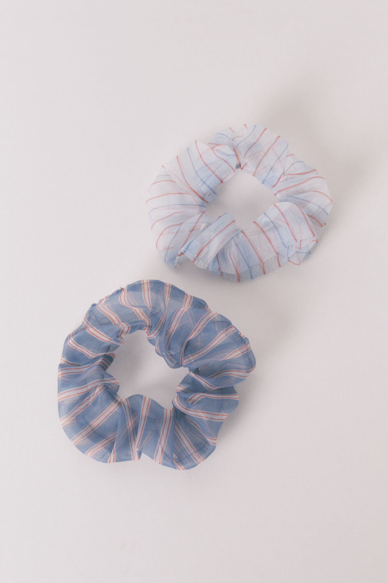 Women'secret Blue striped print pack of 2 hair ties