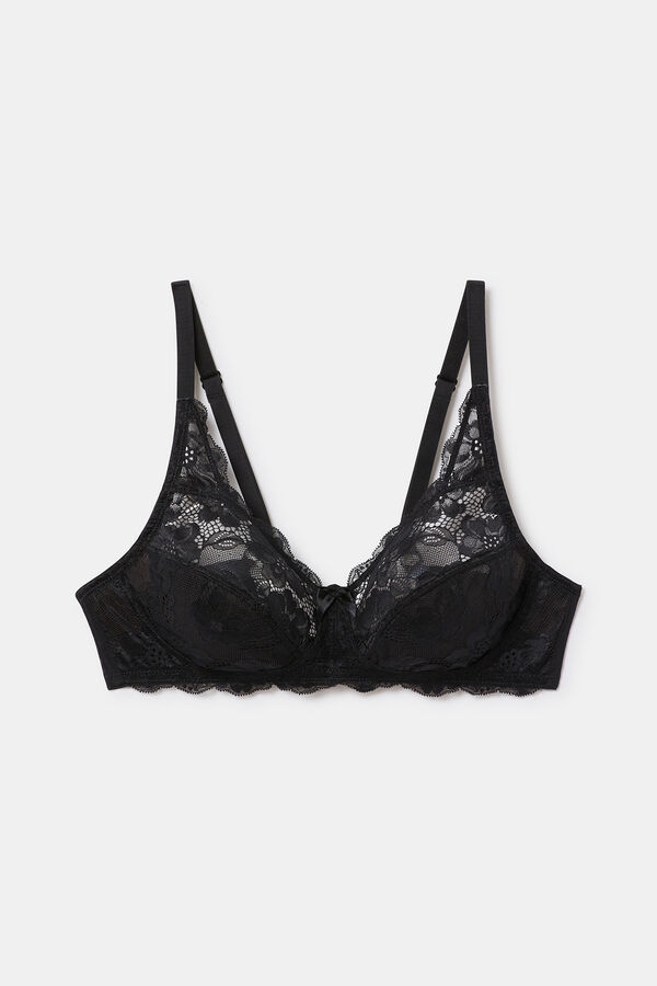 Womensecret Lace non-wired lace black