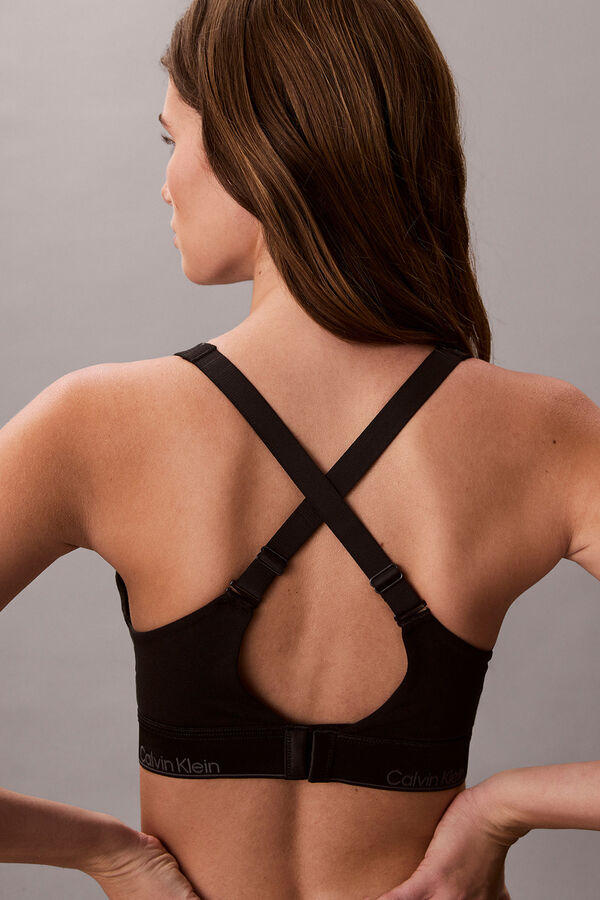 Calvin Klein Sujetador bralette preformado negro
