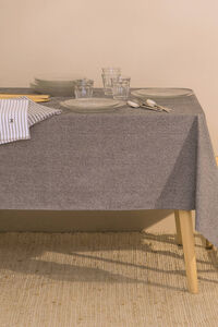Textura Tischdecke Anti-Flecken Baumwolle/Polyester Chambray 8 Personen.