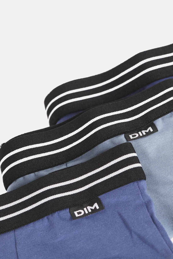 DIM Pacote com 3 boxers de algod&atilde;o para menino estampado