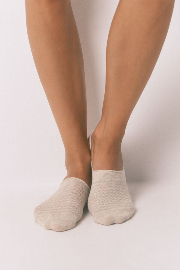 Women'secret Paket od 3 čarape čarape bez navlačenja  Print