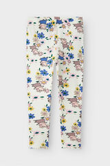 Name it Legging de algod&atilde;o Peppa Pig branco