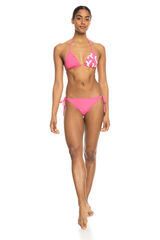 Womensecret Women's Triangle Bikini Set - Beach Classics Tie Side  rózsaszín