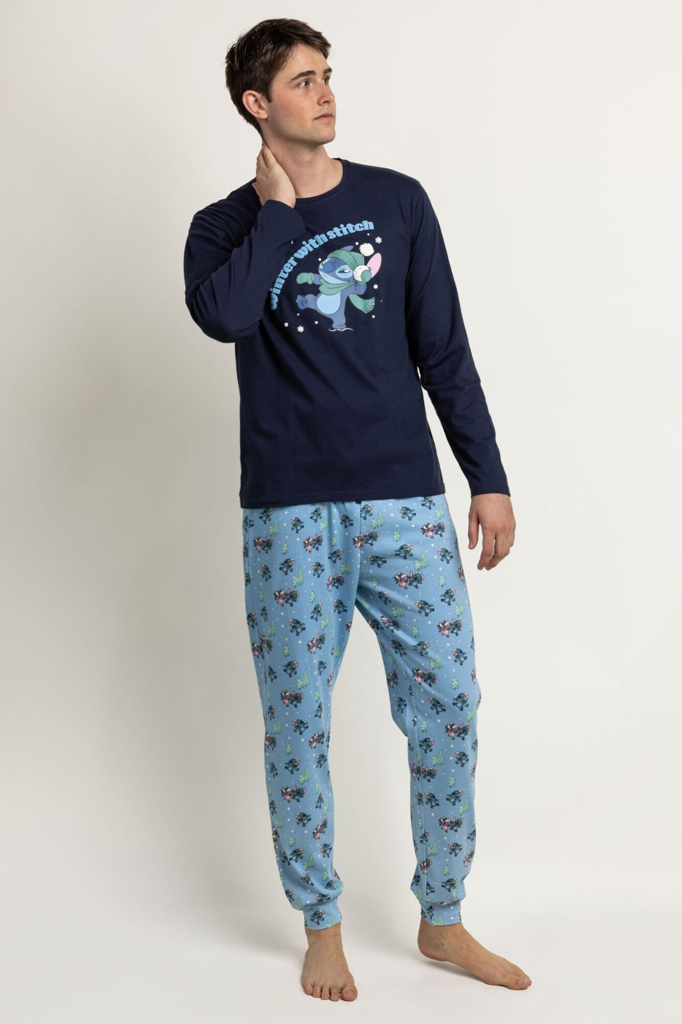 Admas Pijama comprido Stitch